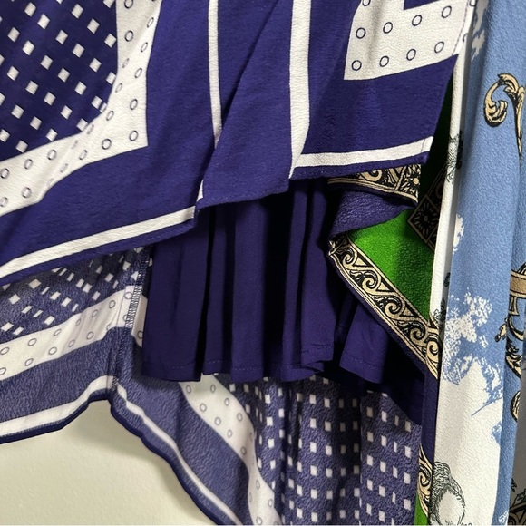 Moulinette Soeurs Istanbul Handkerchief Wrap Style Dress Size 2 * Small Flaw - Picture 9 of 13